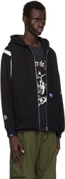 DEVÁ STATES Black Epaulette Hoodie
