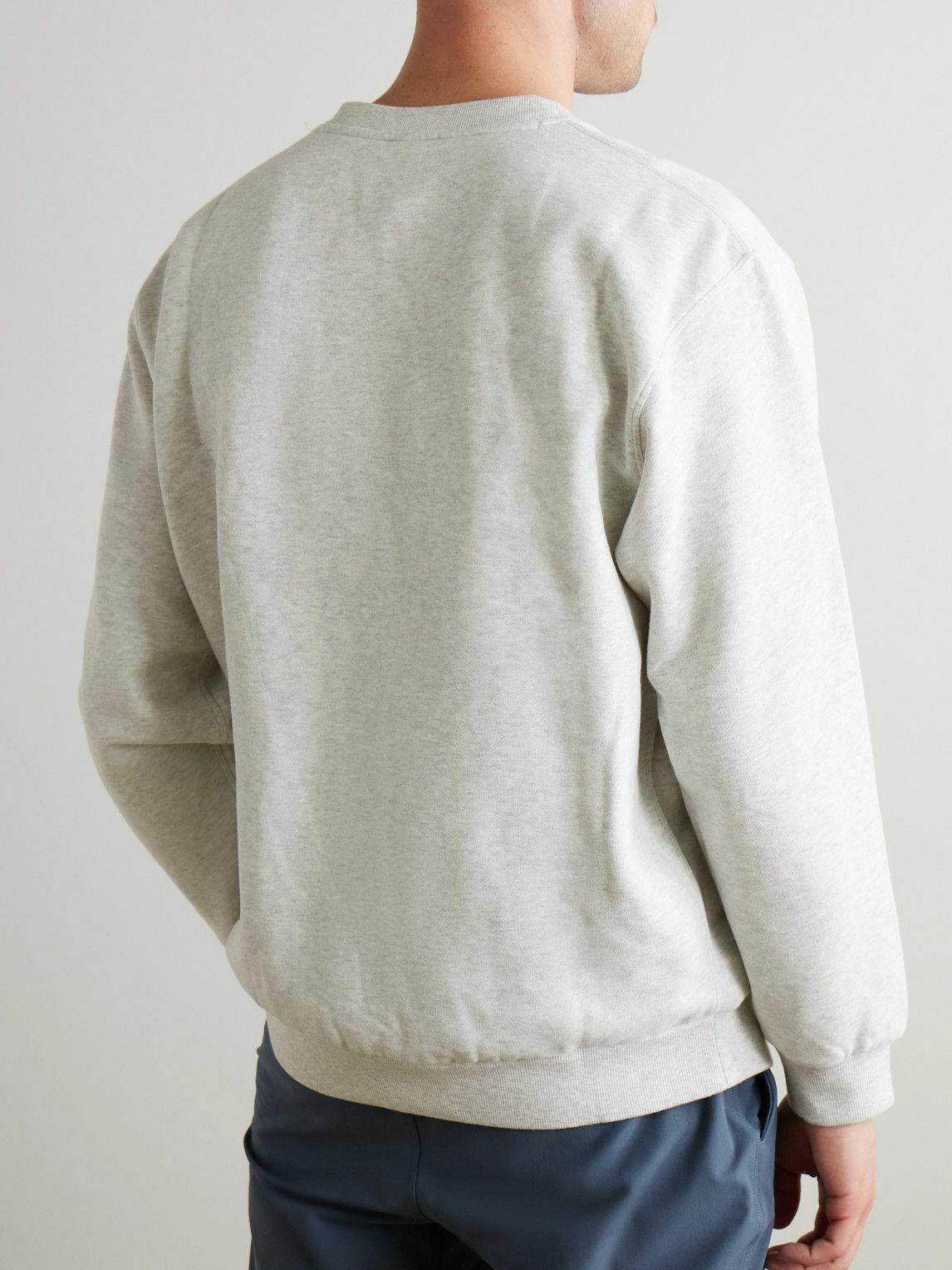 Lululemon - Steady State Cotton-Blend Jersey Sweatshirt - Gray
