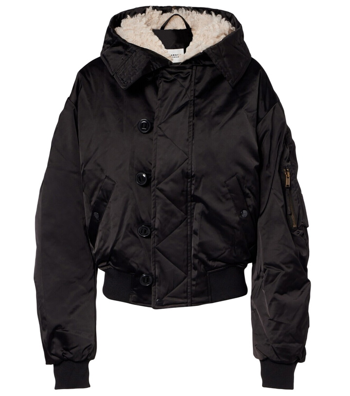 Photo: Marant Etoile Elisa hooded bomber jacket