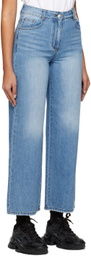 Juun.J Blue Faded Jeans