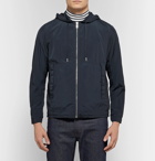 Theory - Ditmars Garment-Dyed Nylon Hooded Jacket - Navy