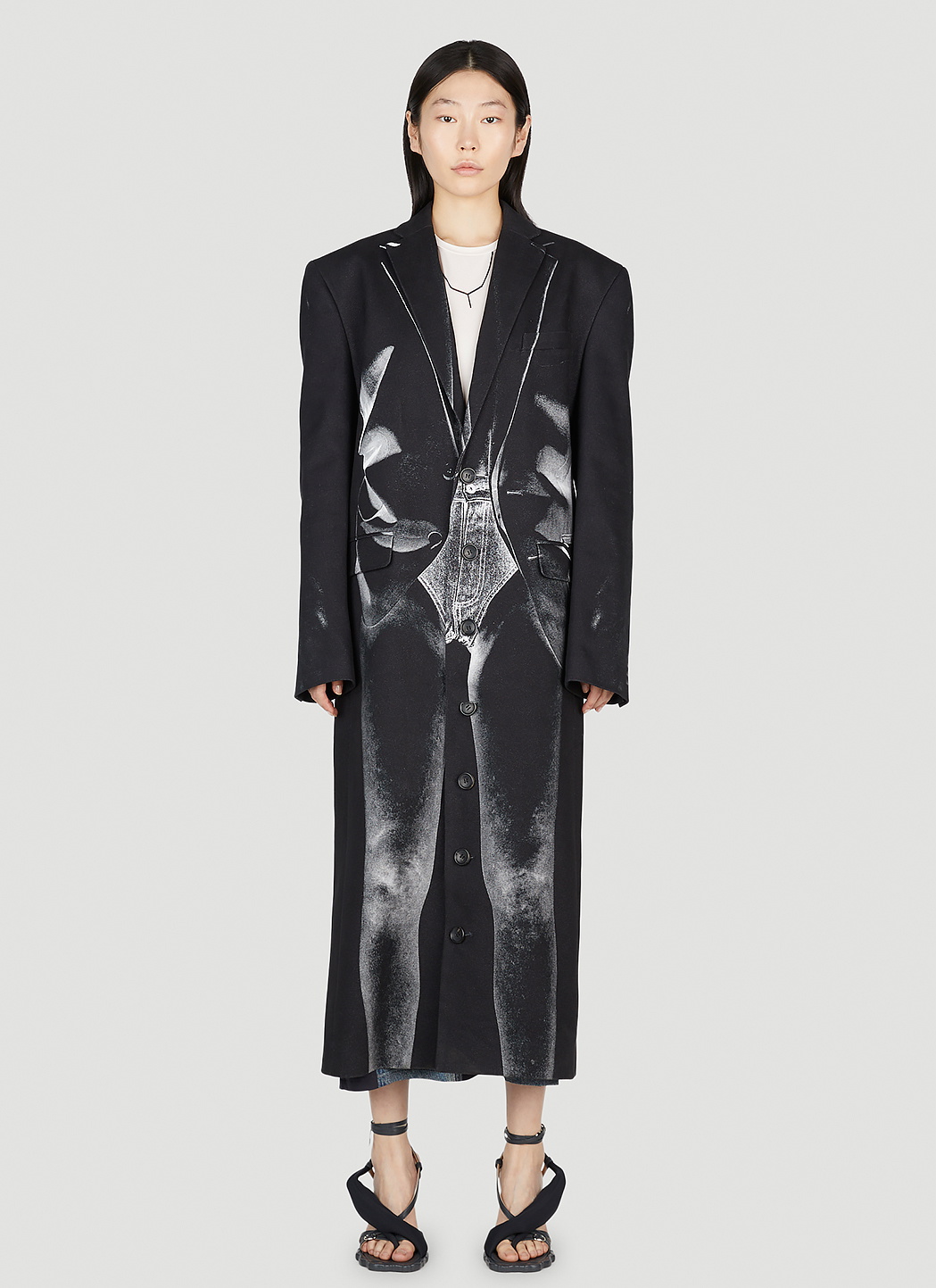 Y/Project x Jean Paul Gaultier Trompe L'Oeil Janty Coat