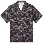 Officine Generale Dario Short Sleeve Tropical Print Shirt