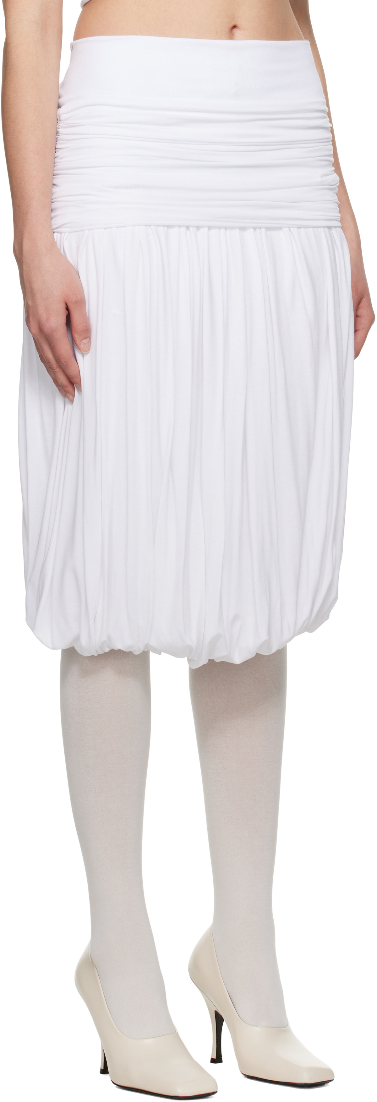 Nicklas Skovgaard White Petra Midi Skirt
