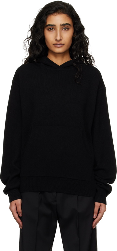 Photo: Acne Studios Black Cashmere Hoodie