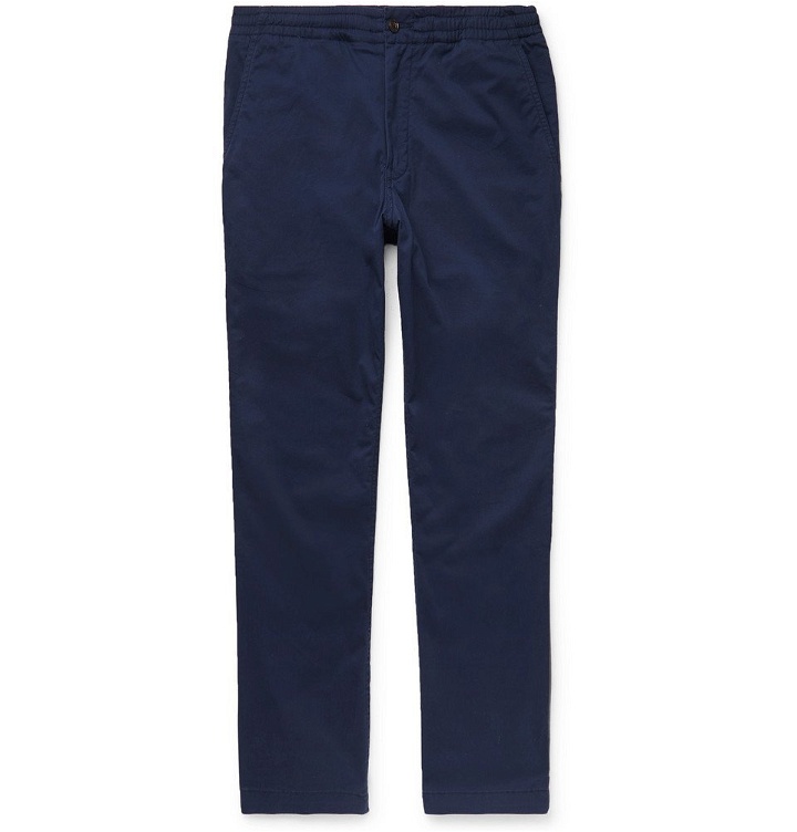 Photo: Polo Ralph Lauren - Tapered Cotton-Blend Twill Chinos - Navy