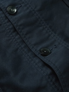 nanamica - Hybrid CPO Brushed Cotton Jacket - Blue