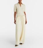 Gabriela Hearst Strength raffia and suede Derby shoes