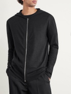 Rick Owens - Boiled-Cashmere Zip-Up Hoodie - Black