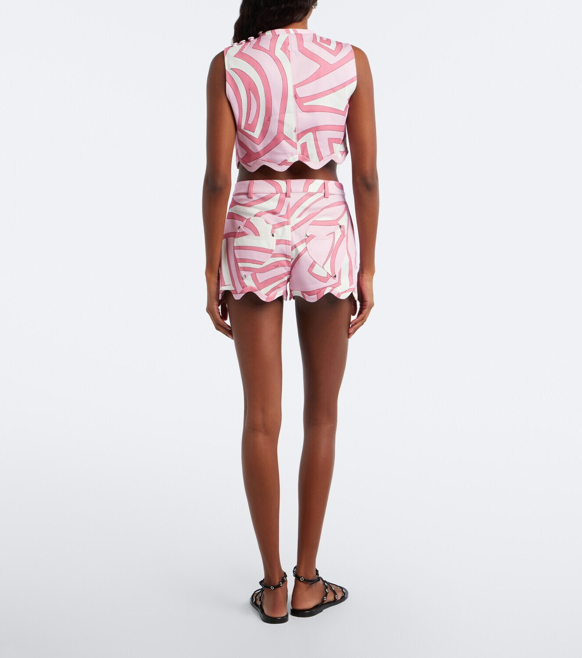 Pucci Labirinto cotton-blend shorts