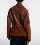 Ralph Lauren Collection Double-breasted leather jacket
