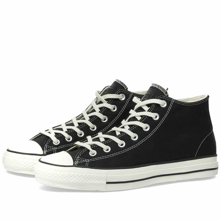 Photo: Converse Chuck Taylor Pro Cut Off Sneakers in Black/Egret