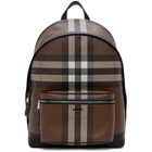 Burberry Brown E-Canvas Giant Check Backpack