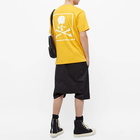 MASTERMIND WORLD Men's Regular Box Logo T-Shirt in Yellow