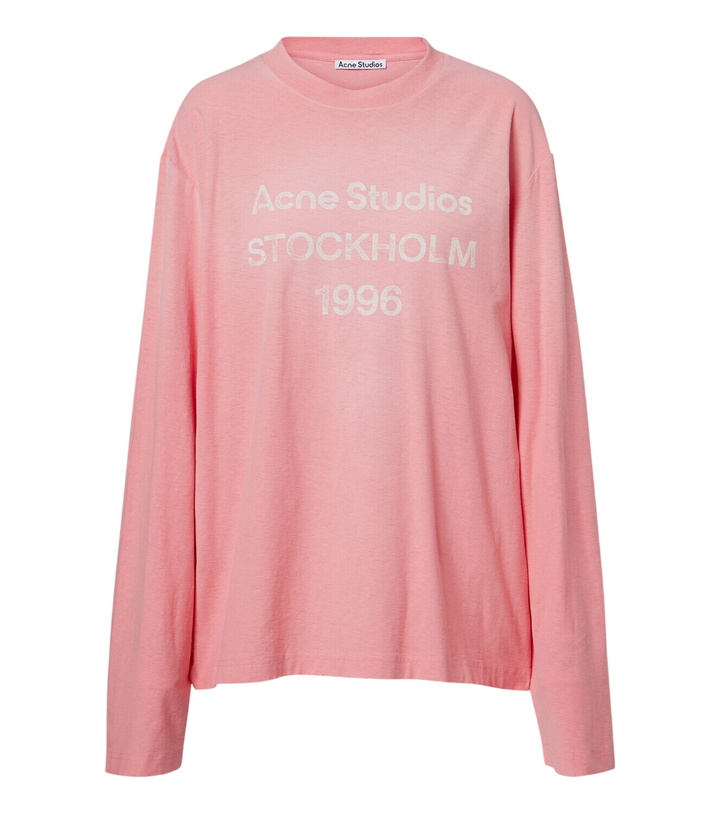 Photo: Acne Studios Logo cotton and hemp jersey T-shirt