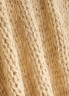 Forte_forte Shawl-collar Linen-blend Cardigan Caramel