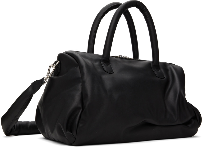 MIHARA YASUHIRO × Jas M.B ボストンバッグ　レザー　黒 Maison MIHARA YASUHIRO Black Puffer Boston Bag Maison MIHARA
