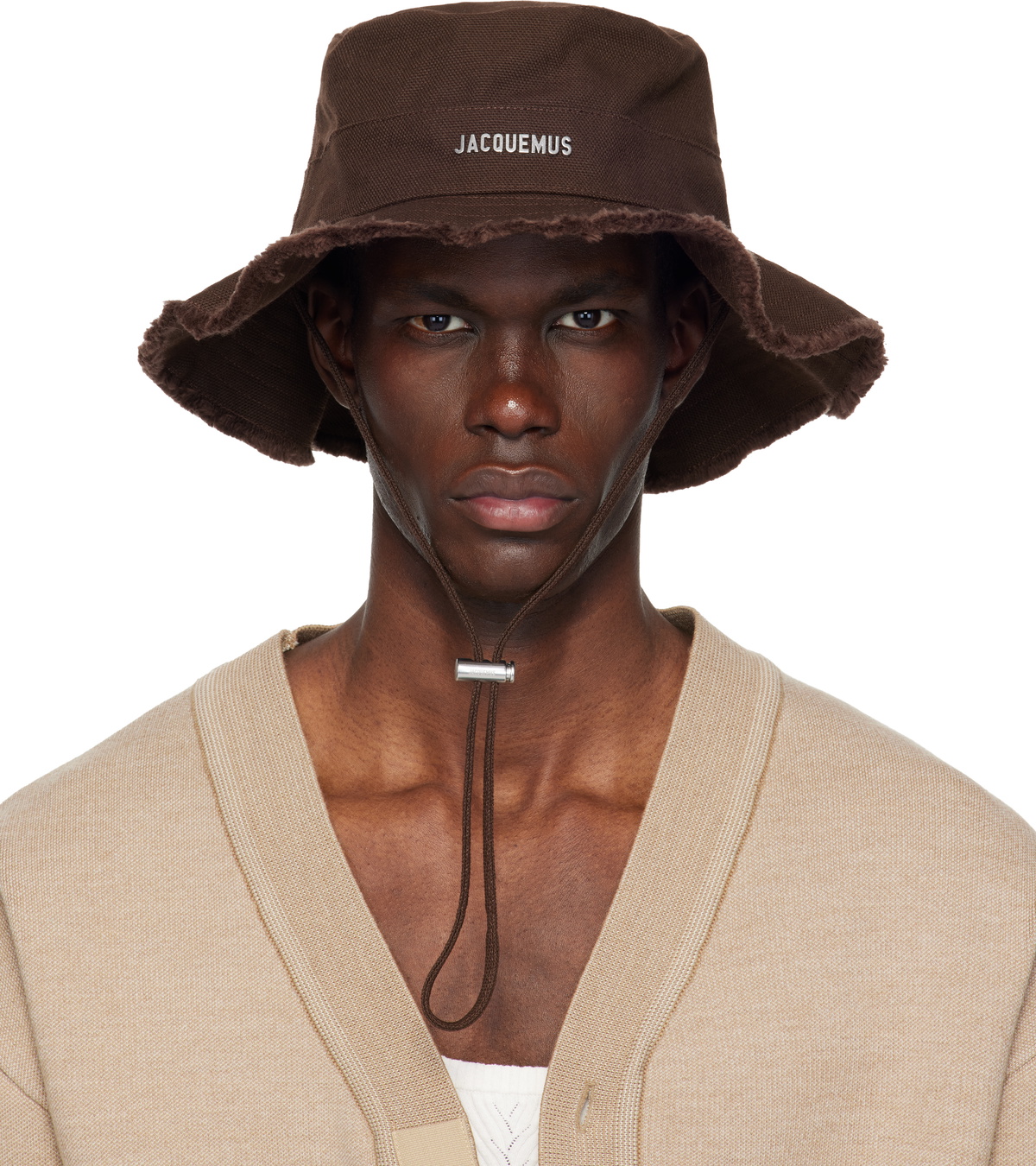 Jacquemus ロゴプレート バケットハット lilac 本物！ Jacquemus Le Bob Gadjo Bow Knotted Bucket Hat Lilac - FW22 - GB