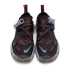 Nike Black and Pink ISPA OverReact Flyknit Sneakers