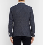 Hugo Boss - Navy Raye Slim-Fit Unstructured Tweed Blazer - Blue