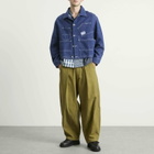 Story mfg. Men's Station Jacket in Denim Selvedge Handloom