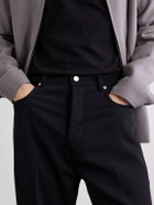 Rick Owens - Geth Wide-Leg Wool Jeans - Black
