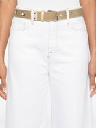 FRAME White High-Waist Wide-Legged Jeans
