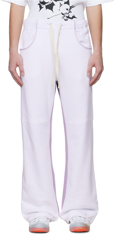 Photo: TheOpen Product SSENSE Exclusive White Contrast Lounge Pants