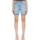 rag & bone Blue Kaia Denim Shorts