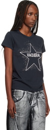 VAQUERA Black 'Vaquera' Star T-shirt
