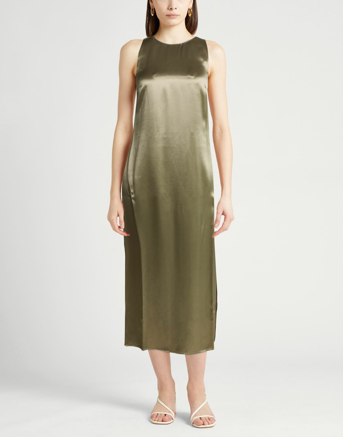 Peserico Womens Maxi dress in Sage green