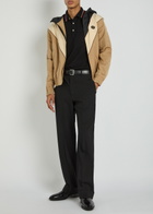 Valentino Garavani Striped Trims Cotton Polo Shirt Black