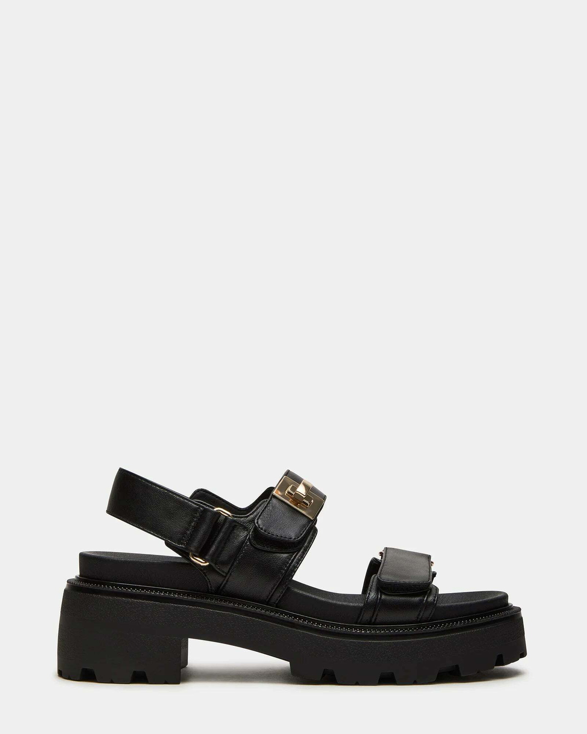 Steve Madden Supermona Sandals in Black