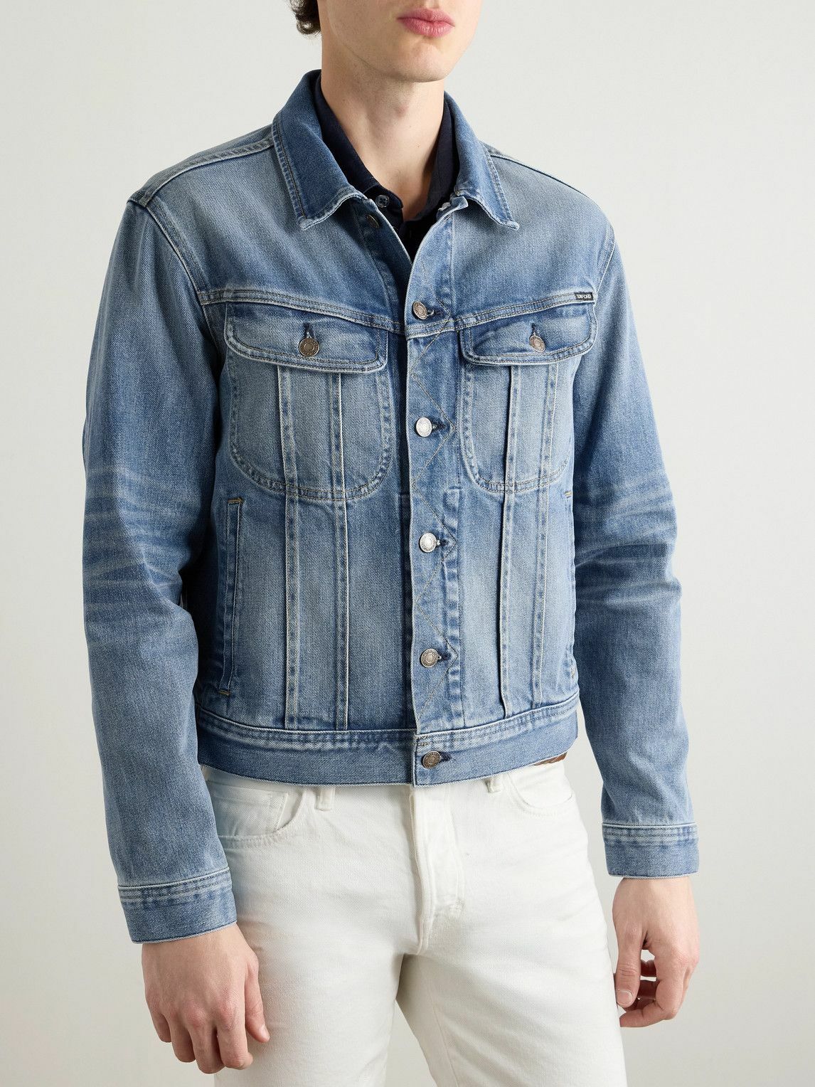 TOM FORD - Icon Denim Jacket - Blue TOM FORD