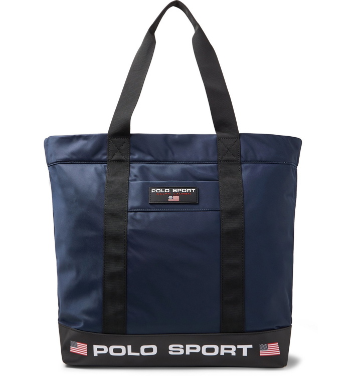 Photo: Polo Ralph Lauren - Logo-Appliquéd Nylon Tote Bag - Blue