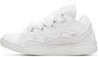 Lanvin White Curb Sneakers