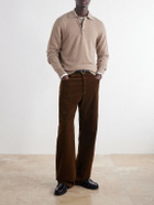 William Lockie - Wool Polo Sweater - Neutrals