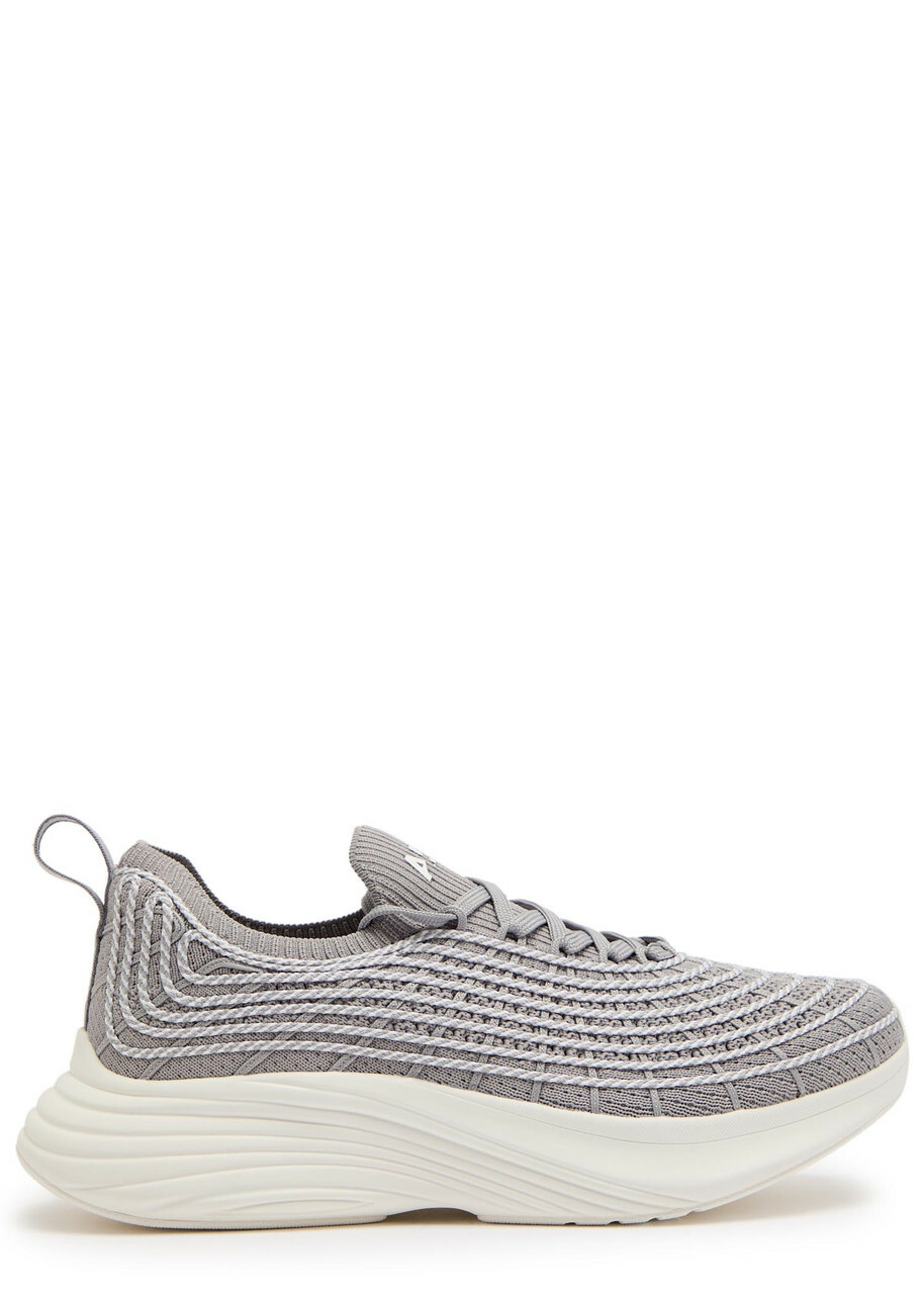 Athletic Propulsion Labs Techloom Zipline Embroidered Knit Sneakers Grey