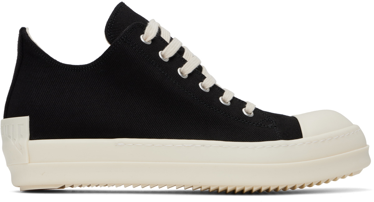 Rick Owens DRKSHDW Black Porterville Low Sneaks Sneakers
