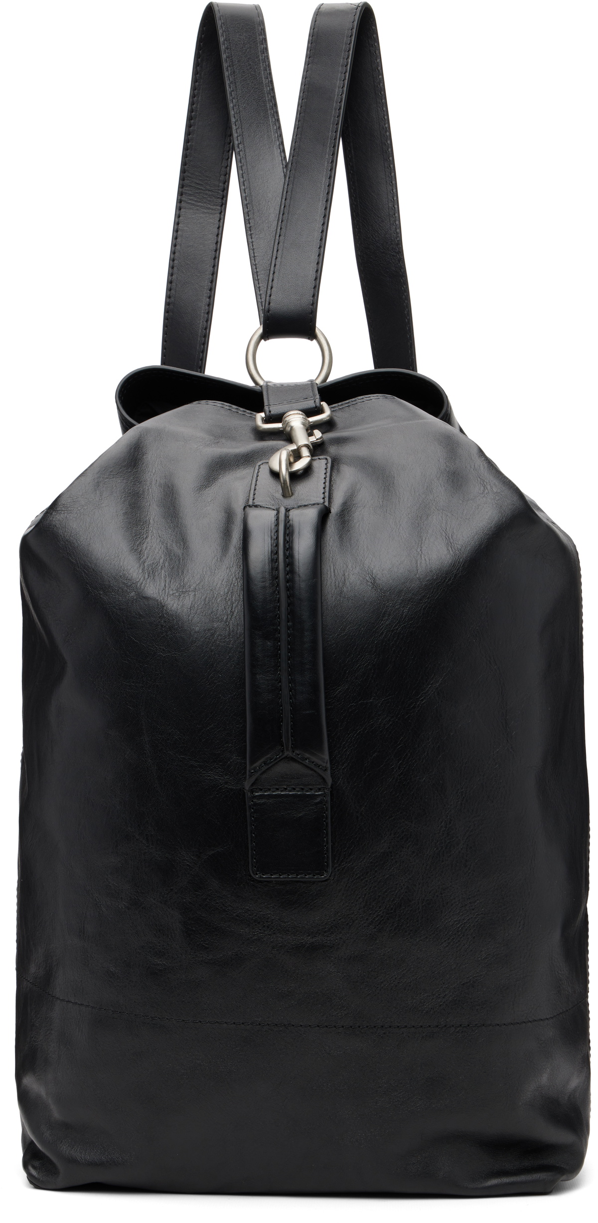 Dries Van Noten Black Canvas Backpack Dries Van Noten