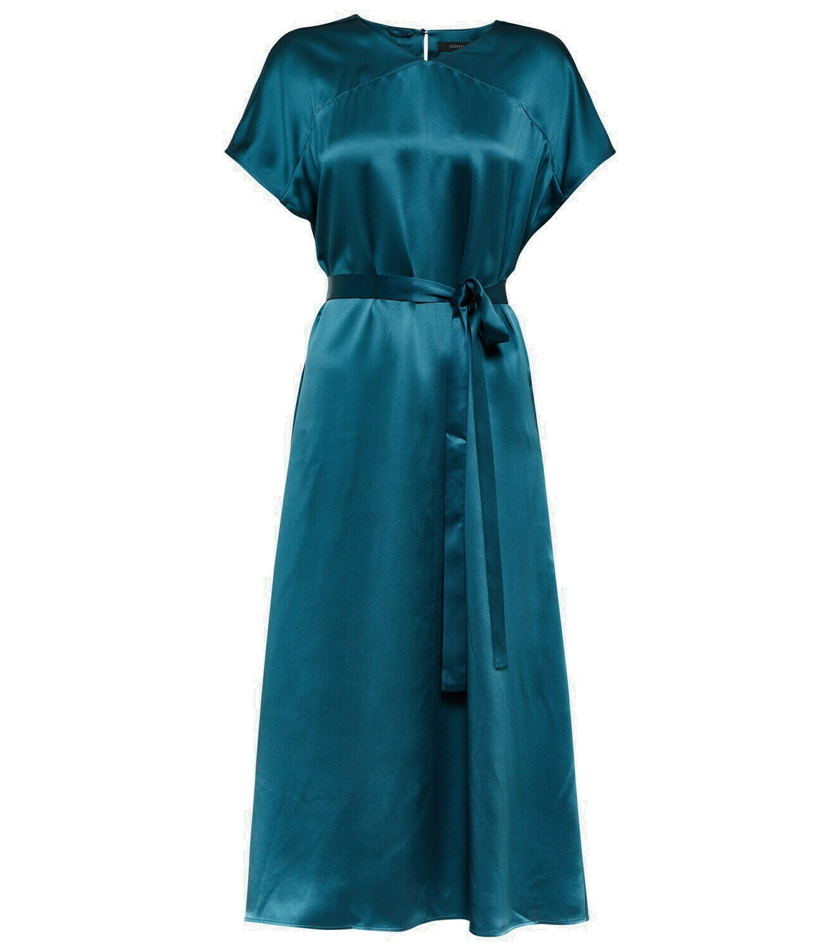 Joseph Dauphine belted satin midi dress Joseph