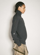 Y/Project Zip-Insert Knit Sweater