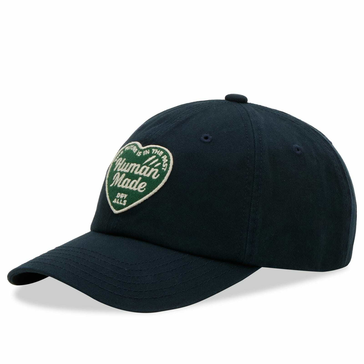 Human Made Men's Heart Corduroy 6 Panel Cap in Navy Human Made