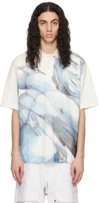 Photo: JW Anderson Off-White Printed Polo