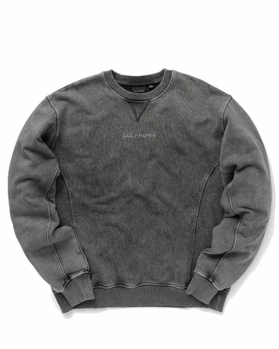 Photo: Daily Paper Roshon Sweater Grey - Mens - Sweatshirts