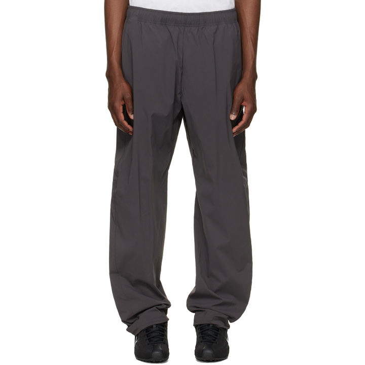 Photo: Stone Island Gray 3100025 Recycled Stretch Nylon Tela_S.I. Stellina Trousers