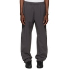 Stone Island Gray 3100025 Recycled Stretch Nylon Tela_S.I. Stellina Trousers