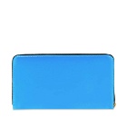 Comme des Garçons SA0111SF Super Fluo Zip Wallet in Blue