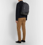 Paul Smith - Leather-Trimmed Shell Backpack - Navy