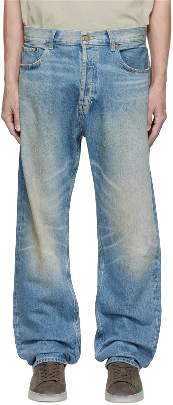 Photo: Essentials Blue Faded Jeans